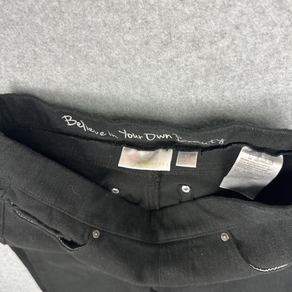 Belle Kim Gravel Women's Black Stretch Jeans Size 4P‎ - Picture 7 of 9